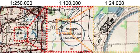 large scale map